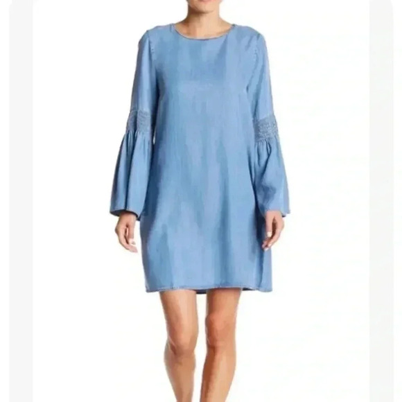 Women’s BEACH LUNCH LOUNGE COLLECTION DENIM‎ DRESS SIZE SM - Picture 1 of 10